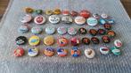 44 verschillende buttons., Verzamelen, Speldjes, Pins en Buttons, Ophalen of Verzenden, Zo goed als nieuw, Overige onderwerpen
