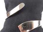 Zilveren klemarmband Handgemaakt                        Z170, Gebruikt, ., Ophalen of Verzenden, .