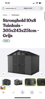Gevraagd: monteren schuurtje (Keter Stronghold 108), Tuin en Terras, Tuinhuizen, Kunststof, Minder dan 200 cm, 1 raam, Ophalen