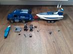 Playmobil City Action Politietruck met Speedboot - 5187, Kinderen en Baby's, Speelgoed | Playmobil, Ophalen, Zo goed als nieuw