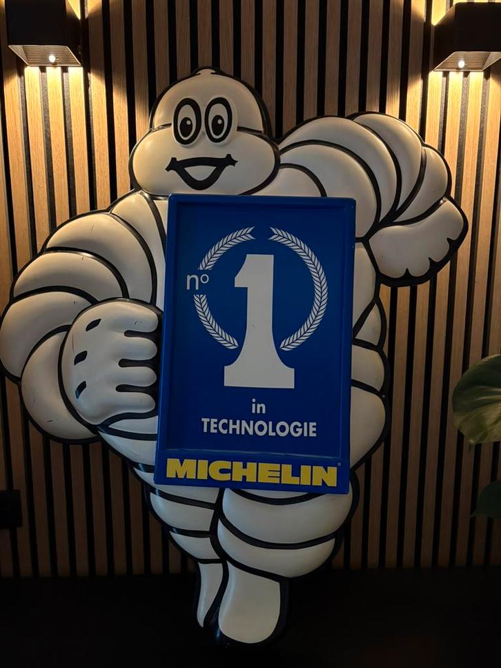 XL Michelin wandbord 110 cm, Verzamelen, Merken en Reclamevoorwerpen, Zo goed als nieuw, Reclamebord, Ophalen of Verzenden