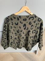 Leuke trui met dierenprint, Ophalen of Verzenden, Zo goed als nieuw, Maat 38/40 (M), Groen
