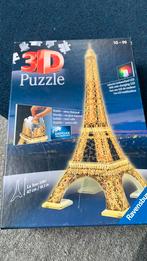 3D puzzele Eiffeltoren, Zo goed als nieuw, Verzenden