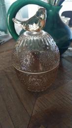 Glazen bewaardoosje vogel, Antiek en Kunst, Antiek | Glas en Kristal, Ophalen of Verzenden