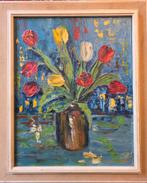 Fraai Bloemstilleven op paneel, Jan Altink, gesigneerd, Antiek en Kunst, Kunst | Schilderijen | Klassiek, Ophalen