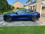 Tesla Model 3 2019 Blauw, Auto's, Tesla, Achterwielaandrijving, Zwart, Blauw, Origineel Nederlands