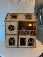 Rieten rotan Maileg poppenhuis, Verzamelen, Ophalen, Zo goed als nieuw, Poppenhuis