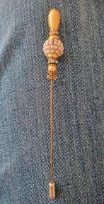 Hoedenspeld met strassteentjes 12 cm., 10 cm of meer, Overige materialen, Overige kleuren, Ophalen of Verzenden