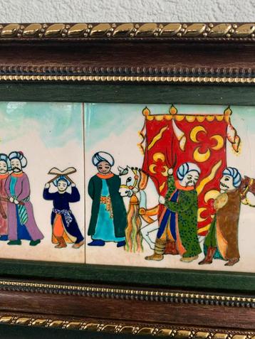 Art Nouveau - 1960-1970 - Iznik tegelschilderij beschikbaar voor biedingen