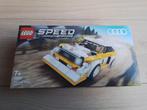 Lego 76987 Speed Champions Audi Sport Quatttro S1, Ophalen of Verzenden, Nieuw, Complete set, Lego