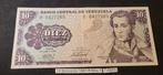 Venezuela 10 Bolivares 1981 P-60a ZF, Ophalen of Verzenden, Zuid-Amerika, Los biljet