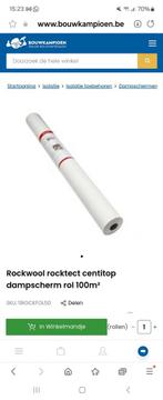 rockwool dampscherm folie isoleren, Doe-het-zelf en Verbouw, Zeil en Folie, Ophalen, Zo goed als nieuw, 15 m² of meer, Folie