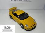 Porsche 911 997.2 GT3 | Norev | schaal 1:18 | Speed Yellow, Ophalen of Verzenden, Zo goed als nieuw, Norev