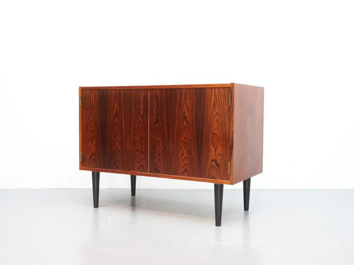 Vintage Deens dressoir palissander, Huis en Inrichting, Kasten | Wandmeubels, Gebruikt, Minder dan 100 cm, Minder dan 150 cm, 25 tot 50 cm