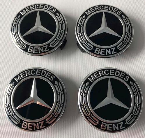Mercedes NewBlack Naafdoppen€3,50P.st.+Andere Mercedes/AMG !, Auto diversen, Wieldoppen, Nieuw, Verzenden