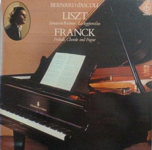 LP - LISZT - FRANCK - Bernard d'Ascoli, piano, Cd's en Dvd's, Vinyl | Klassiek, Zo goed als nieuw, 12 inch, Ophalen of Verzenden