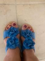 Gabor slipper met hakje 41 blauw, Blauw, Gabor, Gedragen, Sandalen of Muiltjes