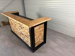 Houtstrips bar 250 cm / Bar toog / Bar / Mancave bar, Ophalen of Verzenden, Zo goed als nieuw