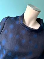 Vintage jaren 60 jurk donkerblauw maat 40, Maat 38/40 (M), Vintage, Knielengte, Gedragen