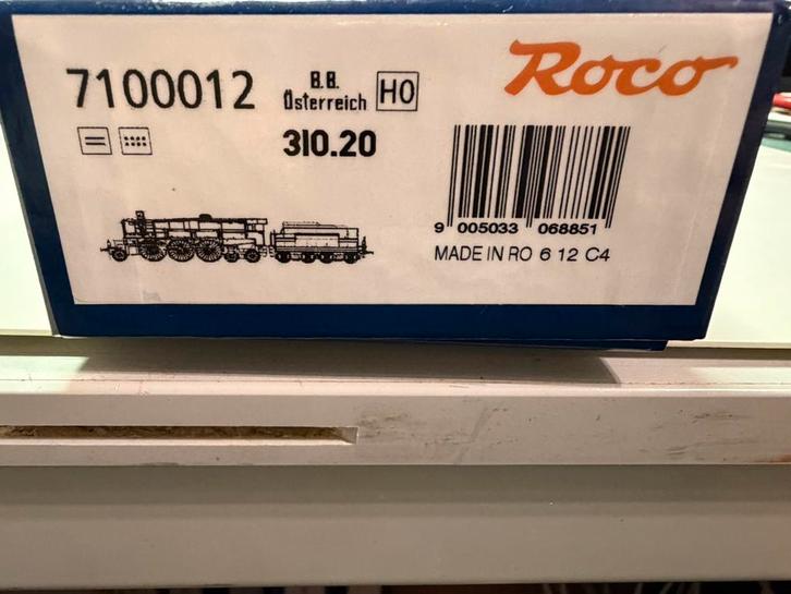 Roco 7100012 H0 Stoomlocomotief 310.20 van de BBÖ, Hobby en Vrije tijd, Modeltreinen | H0, Nieuw, Locomotief, Gelijkstroom, Roco