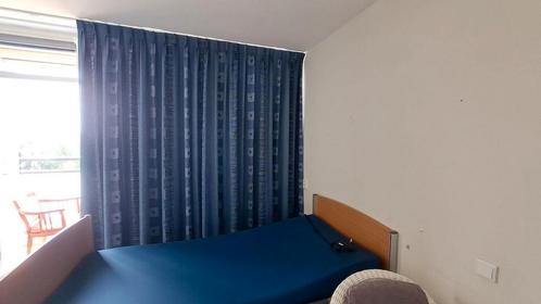 Donkerblauwe Overgordijnen – Verduisterend, Huis en Inrichting, Stoffering | Gordijnen en Lamellen, Zo goed als nieuw, 200 cm of meer