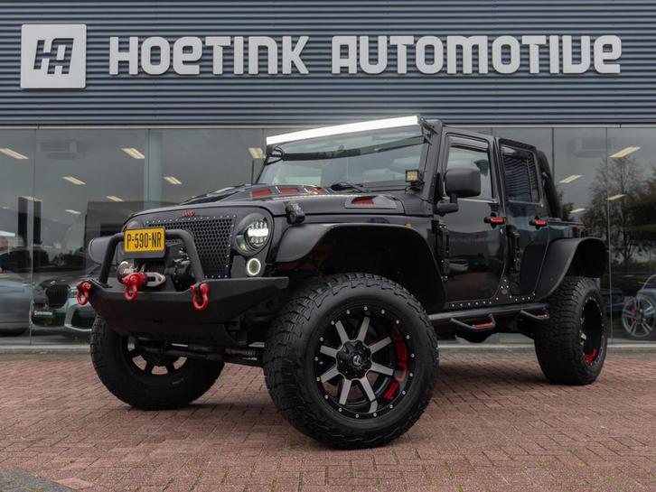 Jeep Wrangler Unlimited 3.8 Sahara | Camera | Cruise | Lier, Auto's, Jeep, Bedrijf, Te koop, Wrangler, 4x4, ABS, Airbags, Centrale vergrendeling