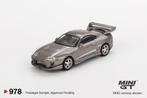 Mini GT 1/64 - Toyota Supra VeilSide Combat V-II Grey Mgt329, Verzenden, Nieuw, Auto