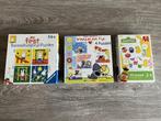Eerste puzzels Woezel en Pip en Sesamstraat, Ophalen of Verzenden, 10 tot 50 stukjes, 2 tot 4 jaar