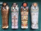 Pennendozen in vorm van Egyptische sarcofagen, Antiek en Kunst, Ophalen of Verzenden