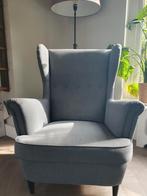 Strandmon fauteuil grijs, Huis en Inrichting, Zo goed als nieuw, Ophalen