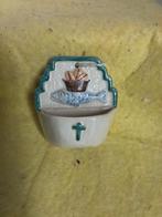 14097)  mooi antiek geglazuurd wijwater vaatje, Antiek en Kunst, Ophalen of Verzenden