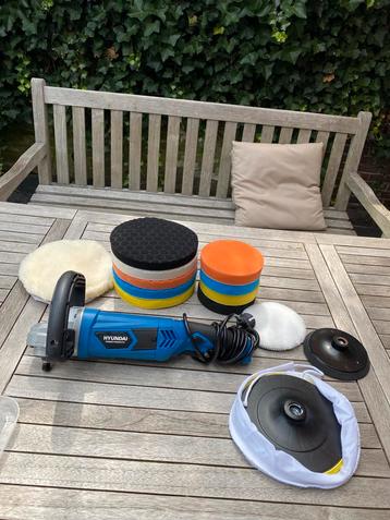 ✅Hyundai Polijstmachine met polijstpads✅ beschikbaar voor biedingen