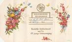 GELUKS TELEGRAM JAREN 50 ZEER MOOIE OUDE KAART KL49, Ophalen of Verzenden, 1940 tot 1960, Gelopen, Feest(dag)