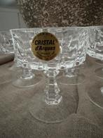 Cristal d’Arques Kristallen Coupes klein 9x, Antiek en Kunst, Antiek | Glas en Kristal, Ophalen