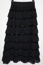 Maje hele mooie lange rok maat 38M - feestdagen, Kleding | Dames, Rokken, Maje, Zwart, Maje.nl, Ophalen of Verzenden