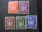 Duitse Rijk LP serie 263-267 Ongestempeld,, Ophalen of Verzenden, Overige periodes, Postfris