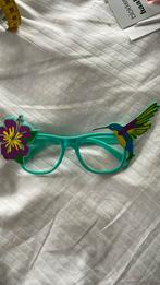Zomerse carnavalsbril , plastic glazen, Carnaval, Ophalen of Verzenden, Zo goed als nieuw, Accessoires