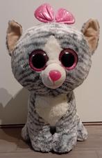 Ty beanie boo poes Kiki 42 cm, Kinderen en Baby's, Speelgoed | Knuffels en Pluche, Ophalen of Verzenden, Zo goed als nieuw, Poes