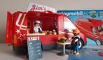 Playmobil 5632/5677 Jims frietkraam (Set 128), Ophalen of Verzenden, Zo goed als nieuw, Complete set
