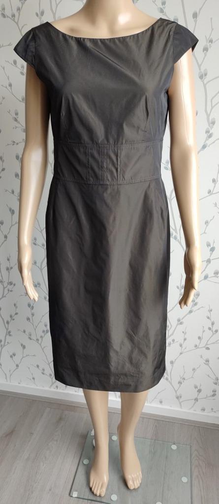 RIANI Groen/ Bruin (Feest-) Jurkje maat 36, Kleding | Dames, Jurken, Zo goed als nieuw, Maat 36 (S), Overige kleuren, Boven de knie