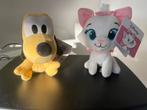 Disney Knuffels Pluto & Marie Aristokat, Ophalen of Verzenden, Nieuw, Hond