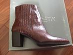 LINA ZETA LEREN LAARZEN MAAT 40 NIEUW, Verzenden, Nieuw, Overige kleuren, Lage of Enkellaarzen