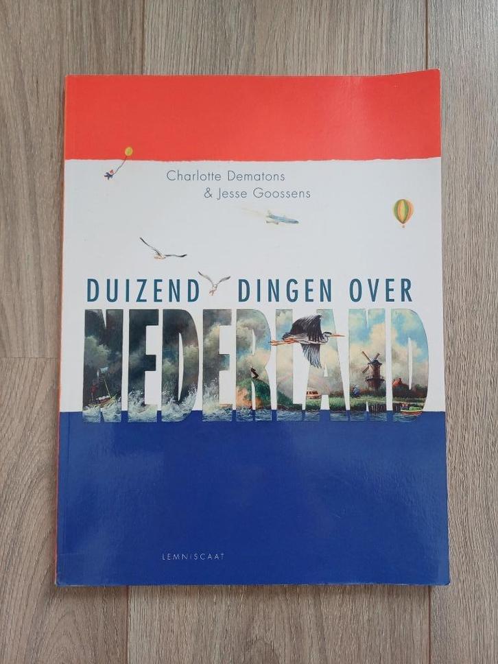 Duizend Dingen over Nederland - Charlotte Dematons, Boeken, Prentenboeken en Plaatjesalbums, Zo goed als nieuw, Prentenboek, Ophalen of Verzenden