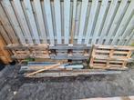 Gratis! Stukken hout / douglas, Tuin en Terras, Haardhout, Minder dan 3 m³, Ophalen, Overige houtsoorten, Blokken