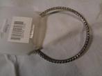 zilverkl klemband met blauwe strass steentjes nr arm 933, Sieraden, Tassen en Uiterlijk, Overige materialen, Blauw, Nieuw, Ophalen of Verzenden