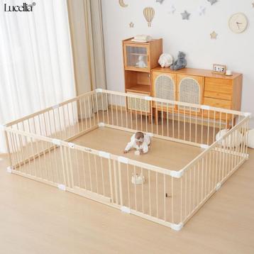 Lucellia Inklapbare Houten Grondbox – 172x172x61CM wit beschikbaar voor biedingen