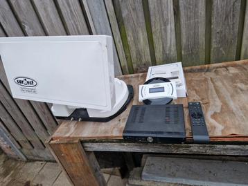 Camper automatische schotel antenne set beschikbaar voor biedingen