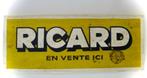 Handgeschilderd metalen Frans bord Ricard/vintage/reclame, Ophalen of Verzenden, Zo goed als nieuw, Reclamebord