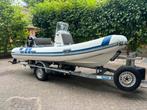 Leuke rib Northstar  . Mercury 60pk 2019., Watersport en Boten, Rubberboten, Gebruikt, Benzine, Minder dan 70 pk, Overige materialen