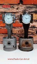 Piston clock mancave decoratie motor motorblok, Ophalen of Verzenden